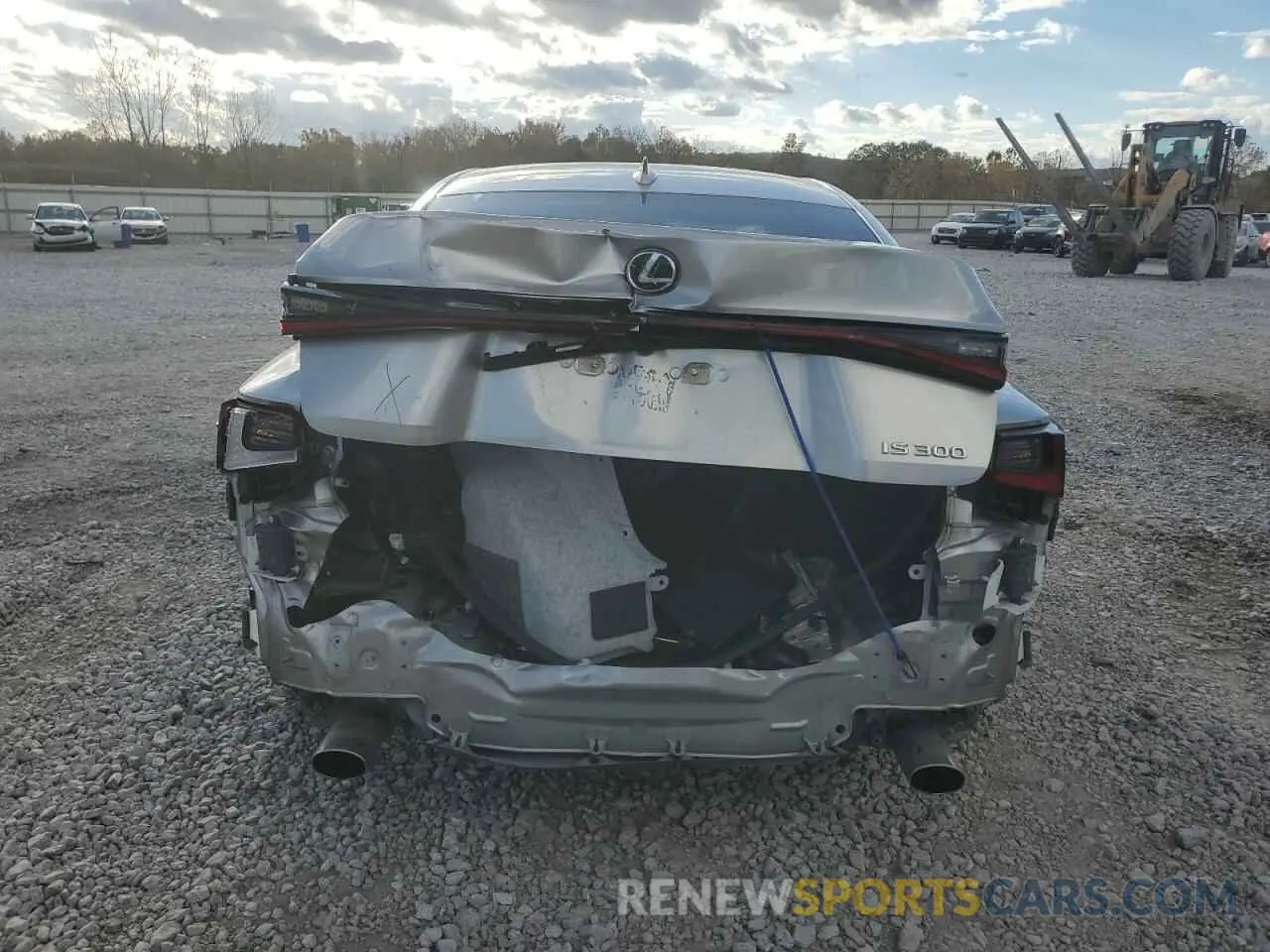 6 fotografías del automóvil dañado JTHAA1D24M5113749 LEXUS IS 2021