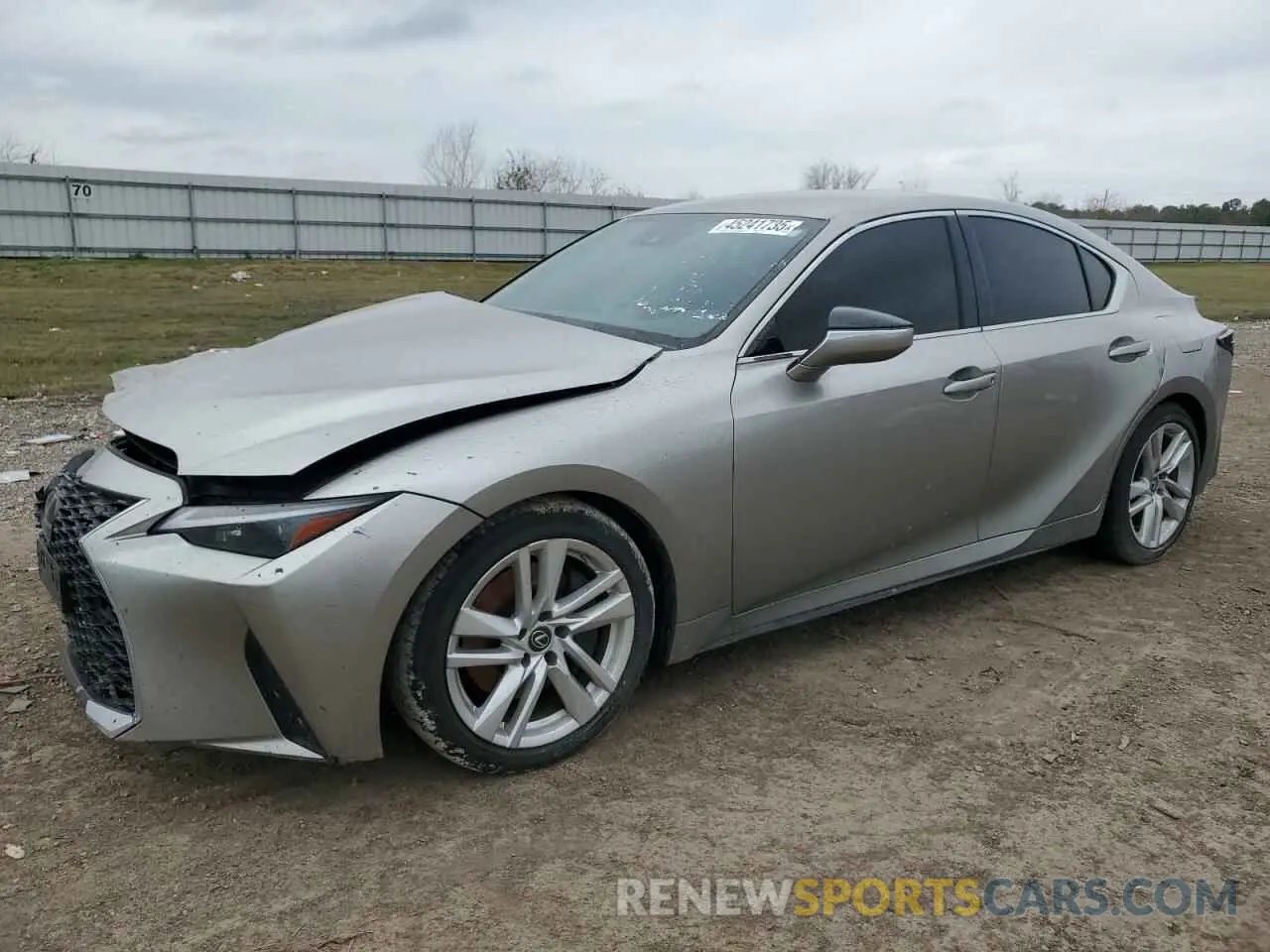 1 fotografías del automóvil dañado JTHAA1D26M5109864 LEXUS IS 2021