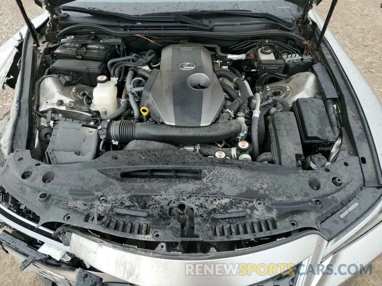 11 fotografías del automóvil dañado JTHAA1D26M5109864 LEXUS IS 2021