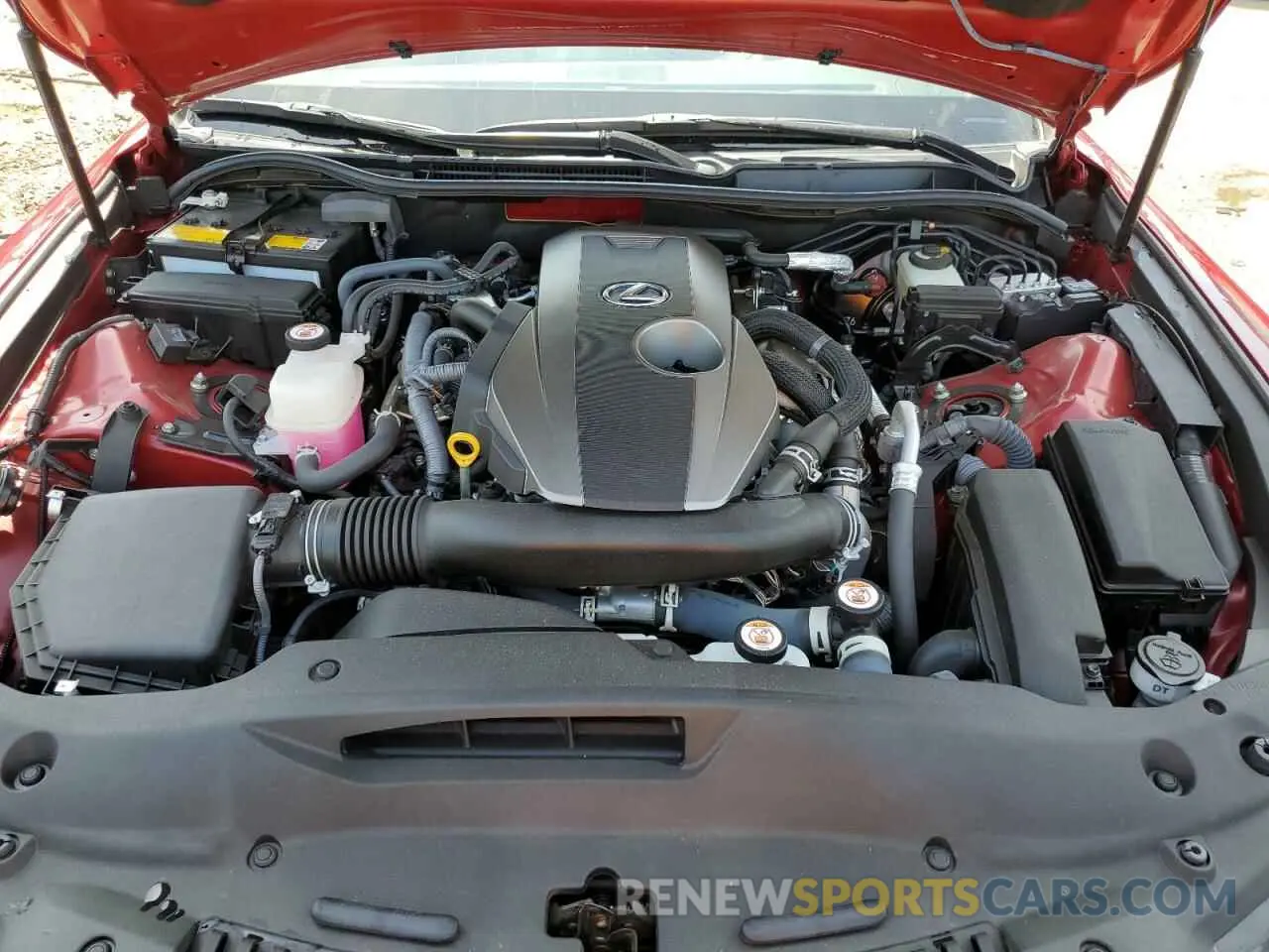 11 fotografías del automóvil dañado JTHAA1D26M5111162 LEXUS IS 2021