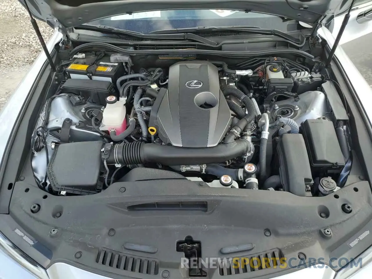 11 fotografías del automóvil dañado JTHAA1D28M5109185 LEXUS IS 2021