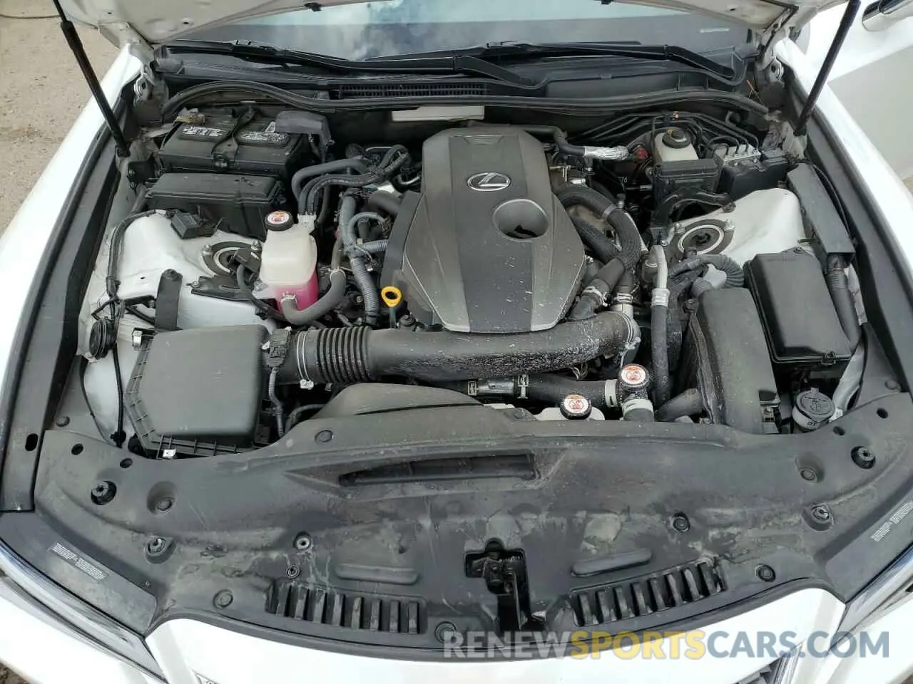 11 fotografías del automóvil dañado JTHAA1D28M5112488 LEXUS IS 2021