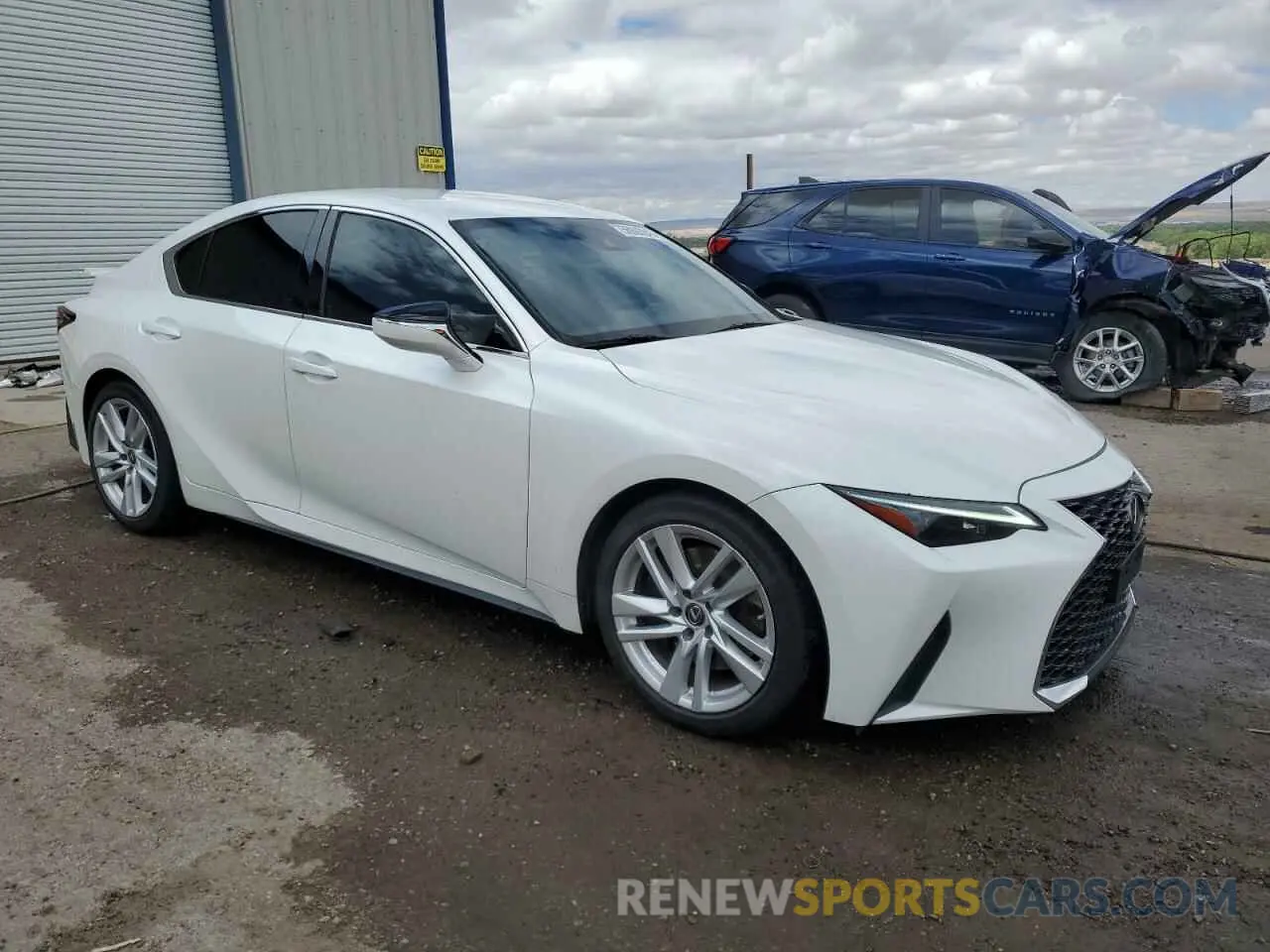 4 fotografías del automóvil dañado JTHAA1D28M5112488 LEXUS IS 2021