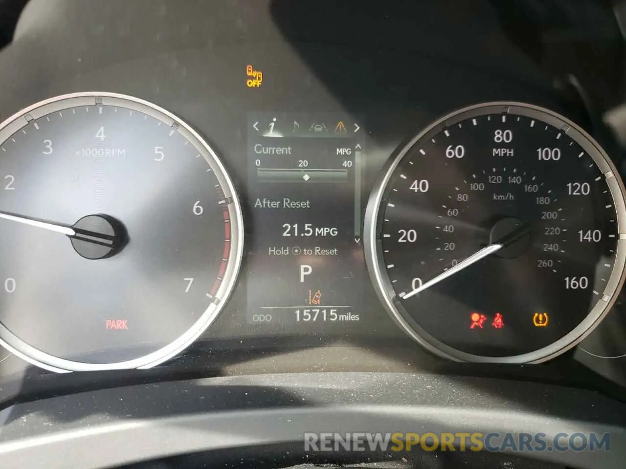 8 fotografías del automóvil dañado JTHAA1D28M5114242 LEXUS IS 2021