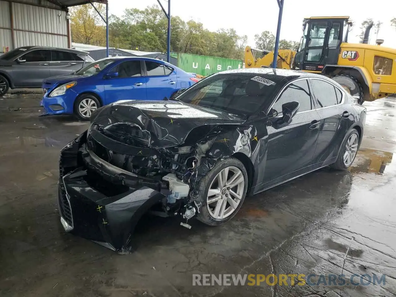 1 fotografías del automóvil dañado JTHAA1D2XM5117871 LEXUS IS 2021