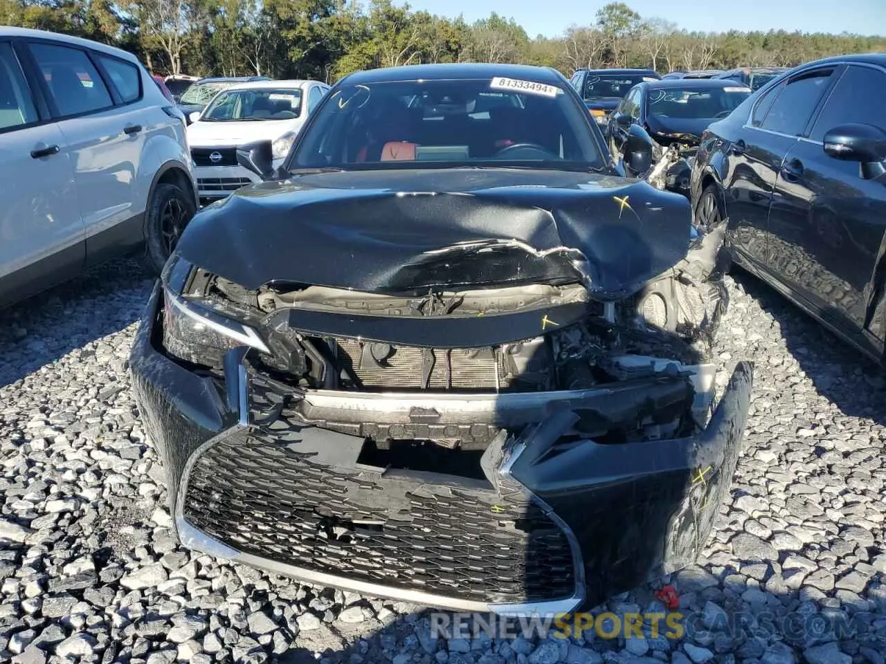 5 fotografías del automóvil dañado JTHAA1D2XM5117871 LEXUS IS 2021