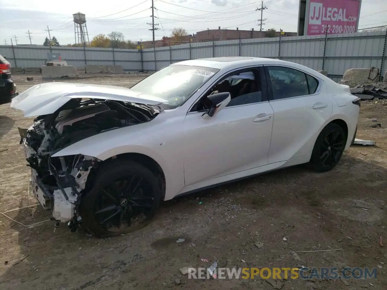 1 fotografías del automóvil dañado JTHC81F24M5044899 LEXUS IS 2021