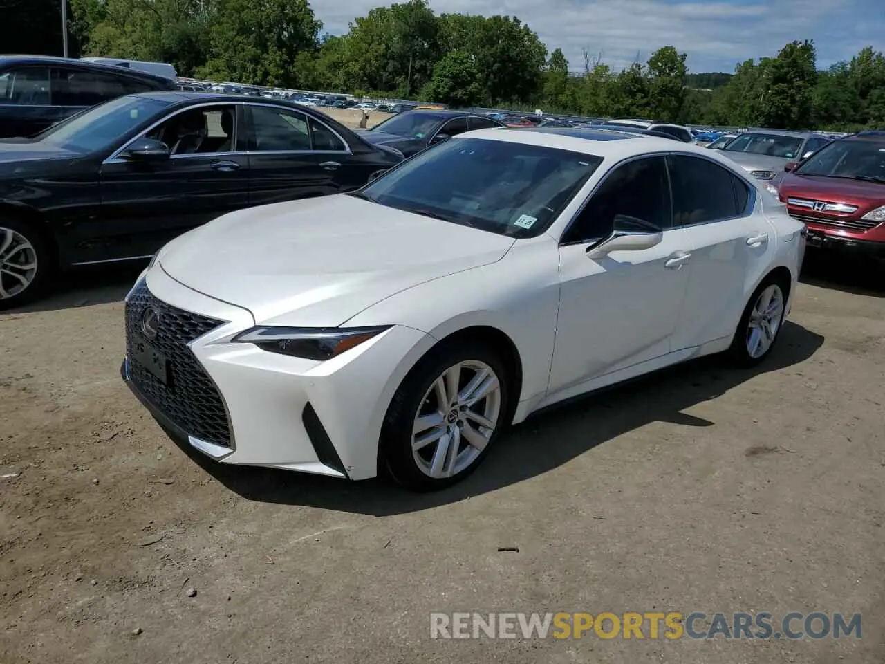 1 fotografías del automóvil dañado JTHC81F25M5043518 LEXUS IS 2021