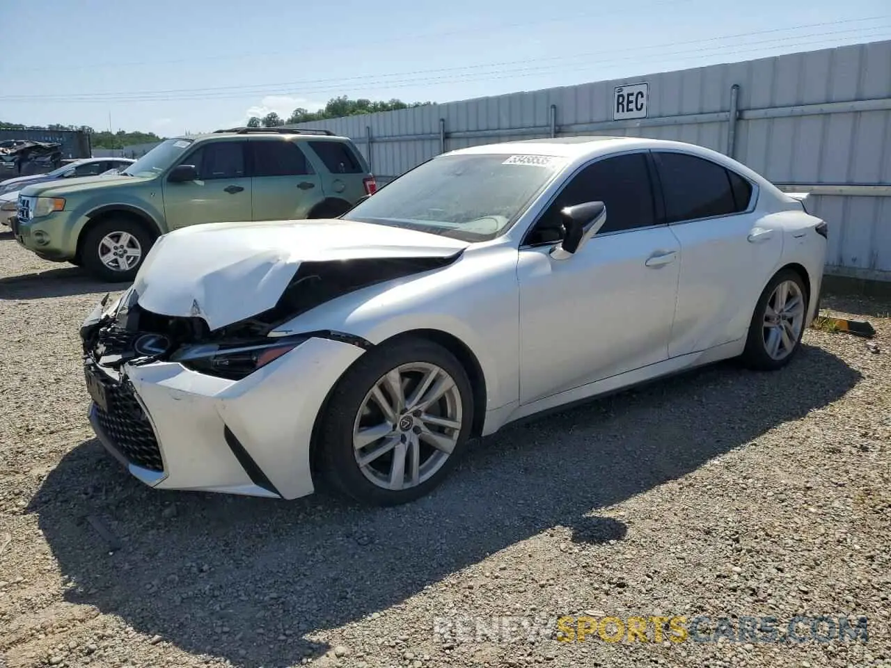 1 fotografías del automóvil dañado JTHCA1D20M5114244 LEXUS IS 2021