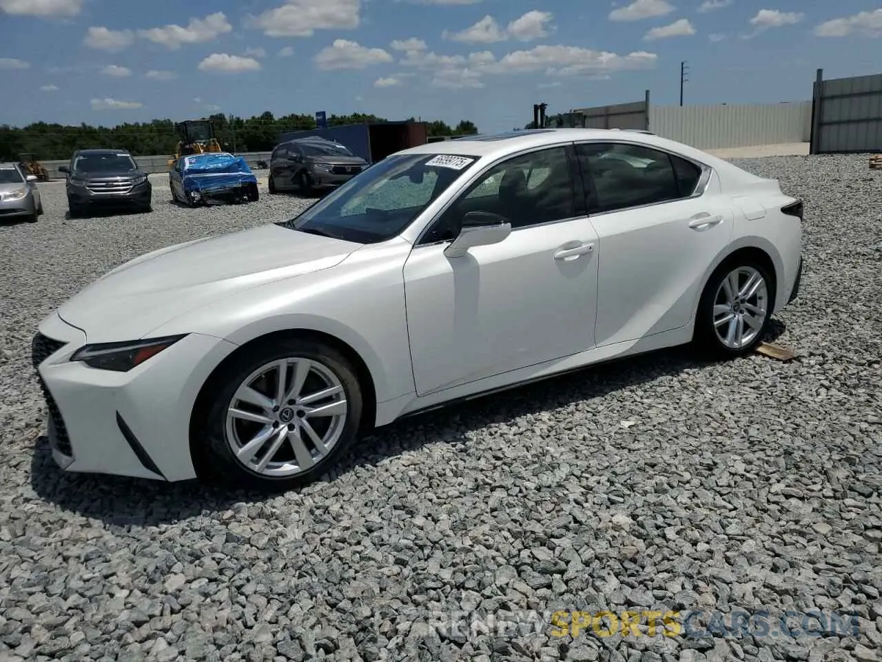 1 fotografías del automóvil dañado JTHCA1D21M5114771 LEXUS IS 2021
