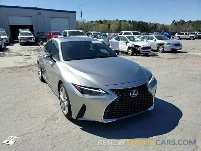 13 fotografías del automóvil dañado JTHCA1D22M5114522 LEXUS IS 2021