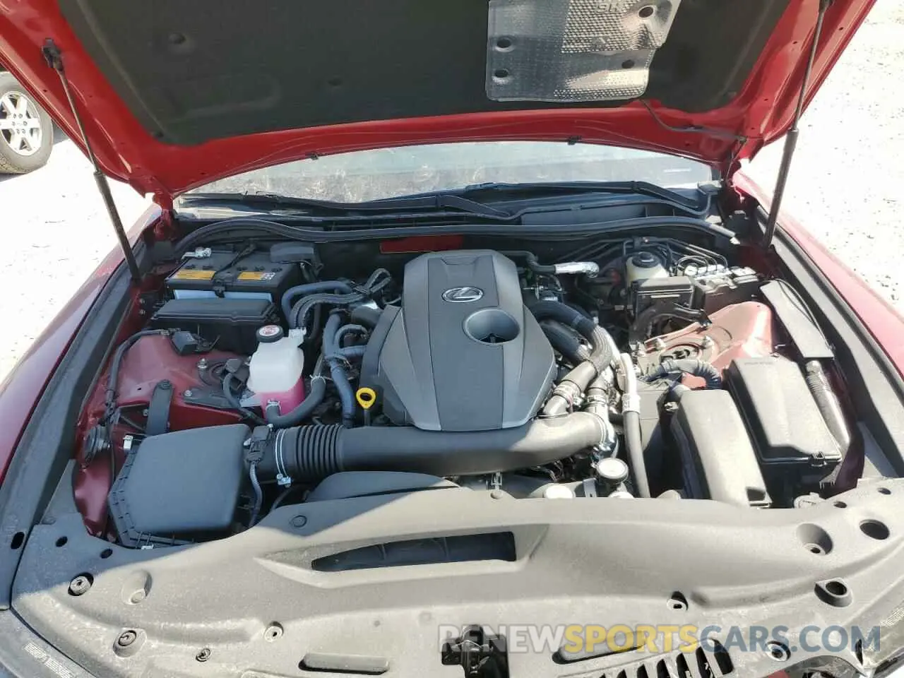 11 fotografías del automóvil dañado JTHCA1D23M5114853 LEXUS IS 2021
