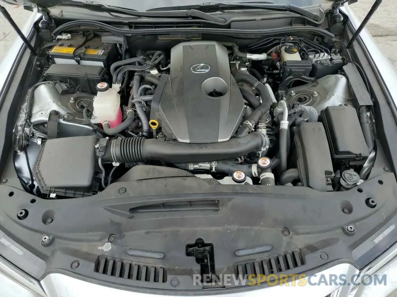 11 fotografías del automóvil dañado JTHCA1D26M5110473 LEXUS IS 2021