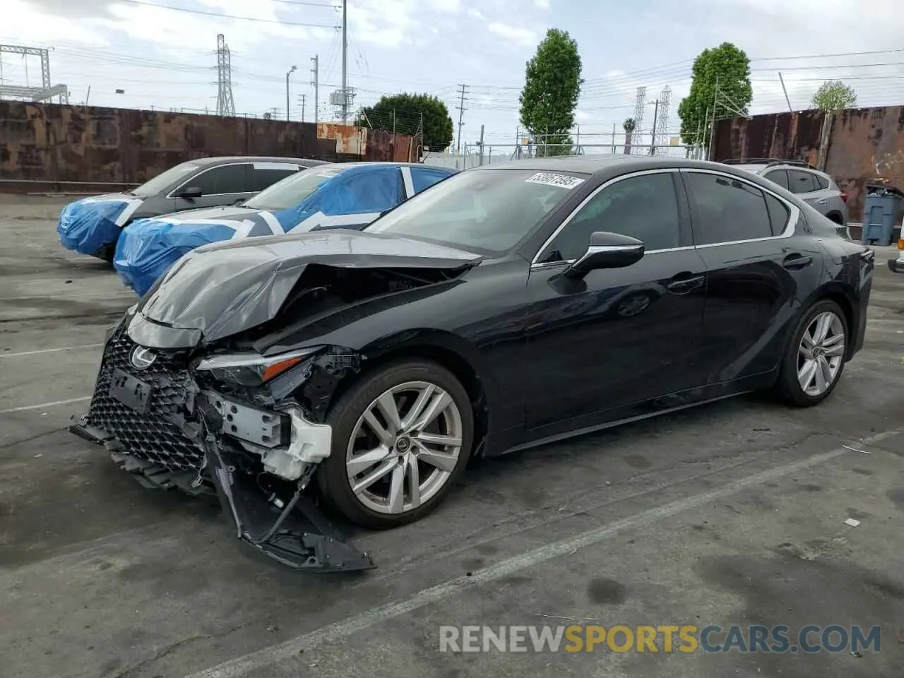1 fotografías del automóvil dañado JTHCA1D28M5117103 LEXUS IS 2021