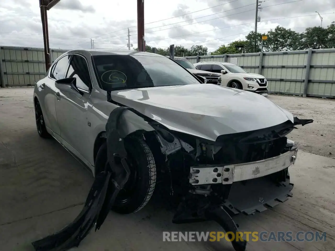 1 fotografías del automóvil dañado JTHGZ1B21M5042242 LEXUS IS 2021