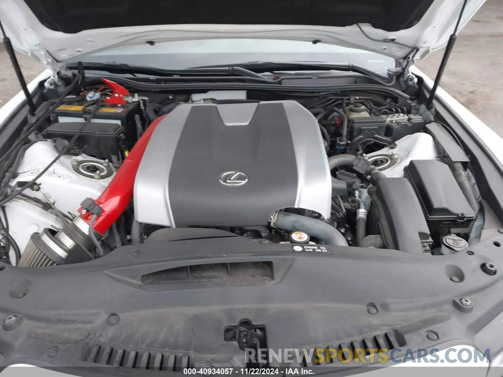 10 fotografías del automóvil dañado JTHGZ1B25M5047573 LEXUS IS 2021