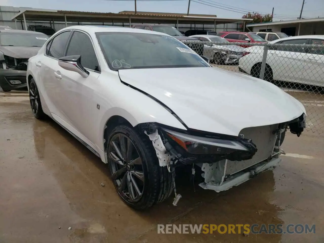 1 fotografías del automóvil dañado JTHGZ1B26M5045170 LEXUS IS 2021