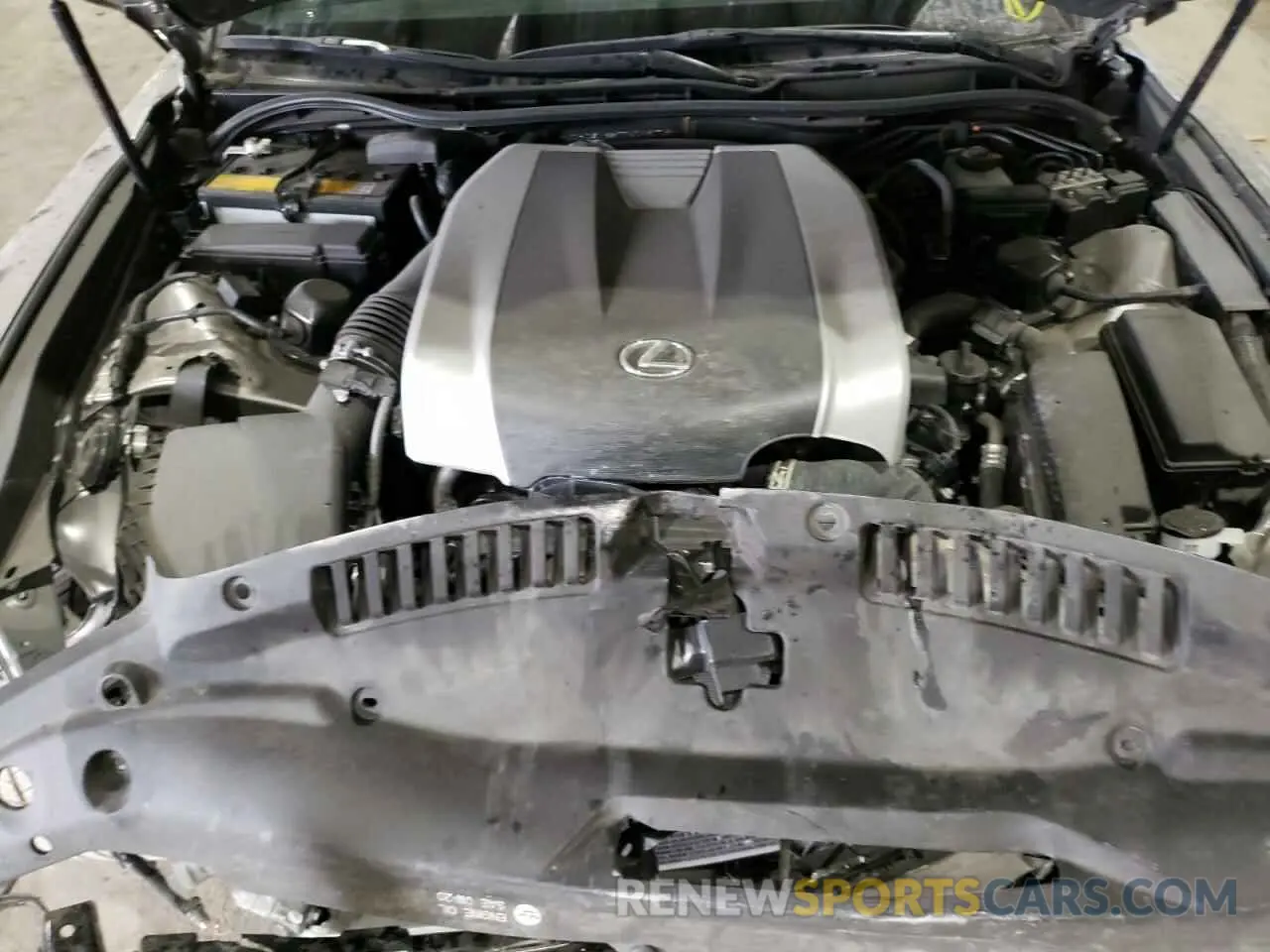 11 fotografías del automóvil dañado JTHGZ1B27M5048708 LEXUS IS 2021