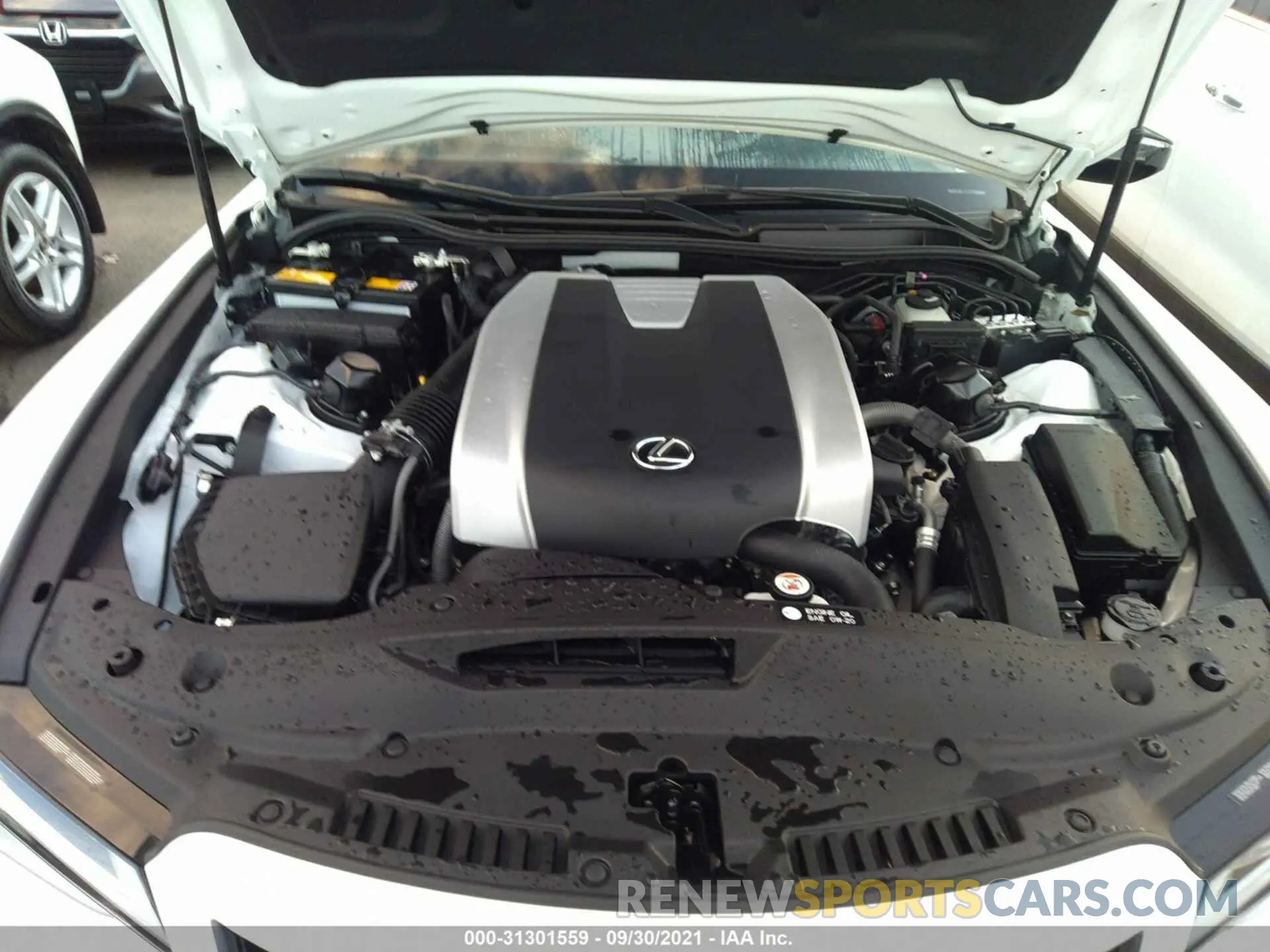 10 fotografías del automóvil dañado JTHGZ1E22M5019497 LEXUS IS 2021
