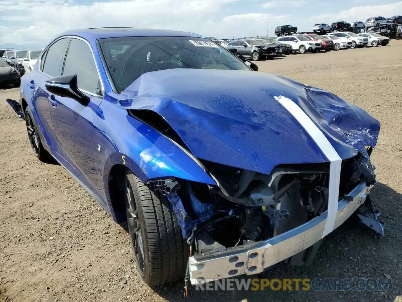 1 fotografías del automóvil dañado JTHGZ1E25M5018795 LEXUS IS 2021