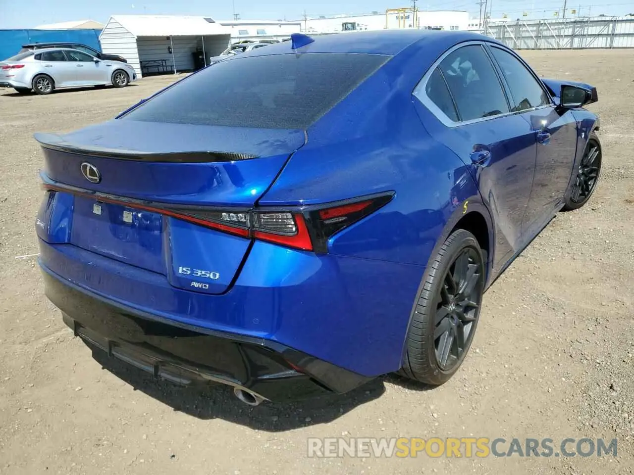 4 fotografías del automóvil dañado JTHGZ1E25M5018795 LEXUS IS 2021