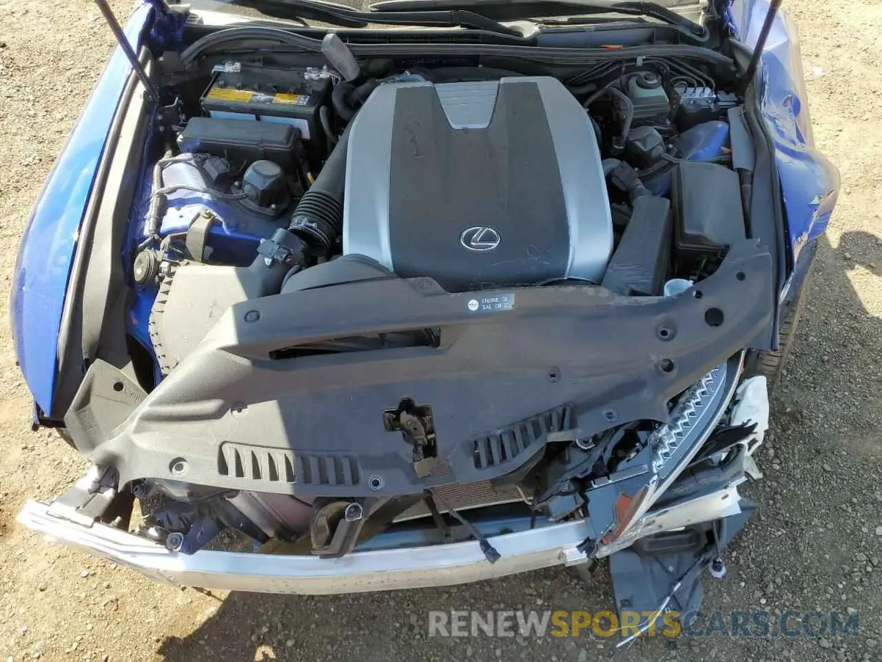 7 fotografías del automóvil dañado JTHGZ1E25M5018795 LEXUS IS 2021