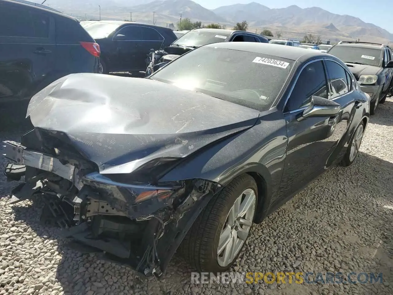 1 fotografías del automóvil dañado JTHAA1D21N5120868 LEXUS IS 2022