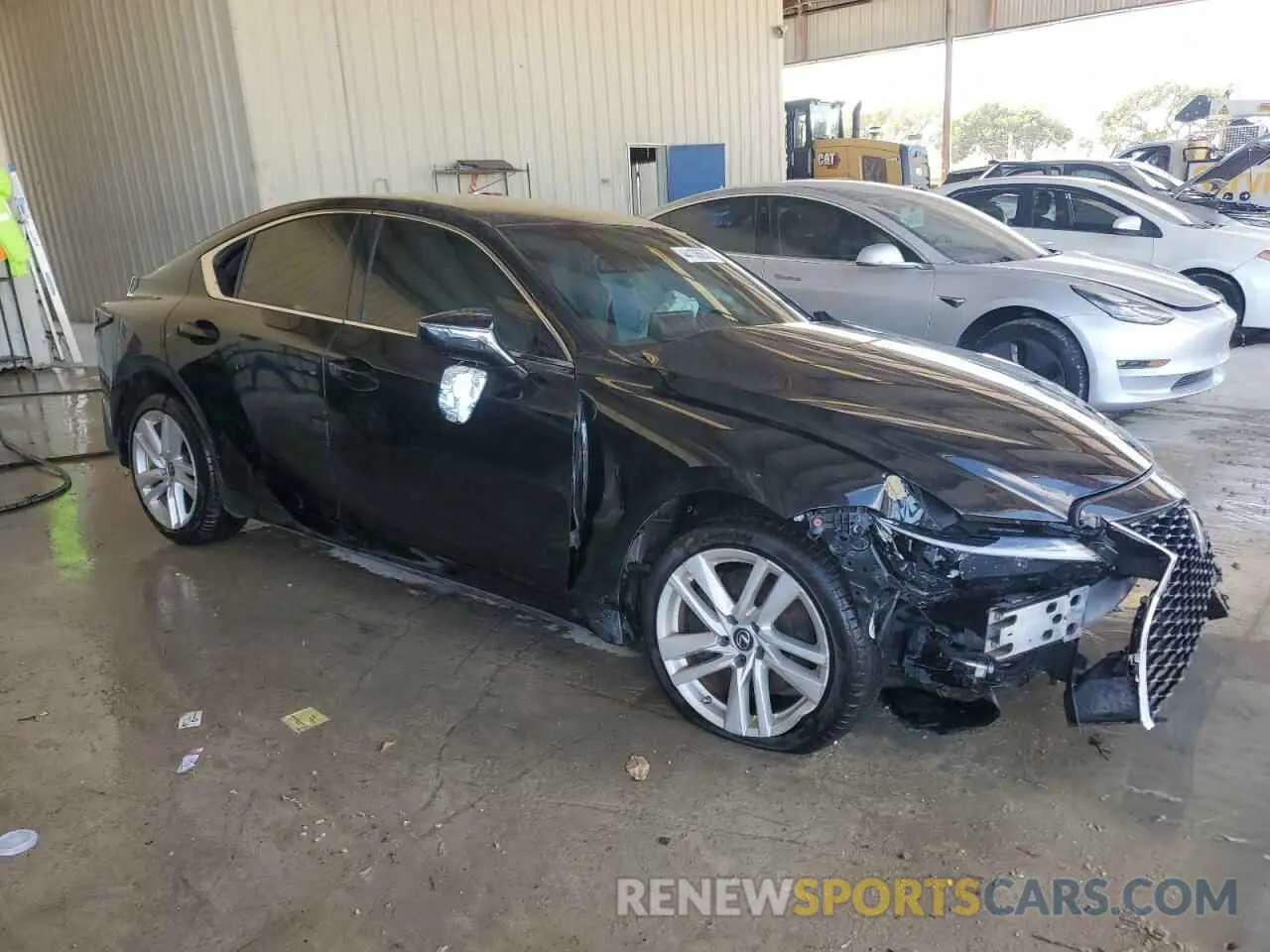 4 fotografías del automóvil dañado JTHAA1D24N5122629 LEXUS IS 2022
