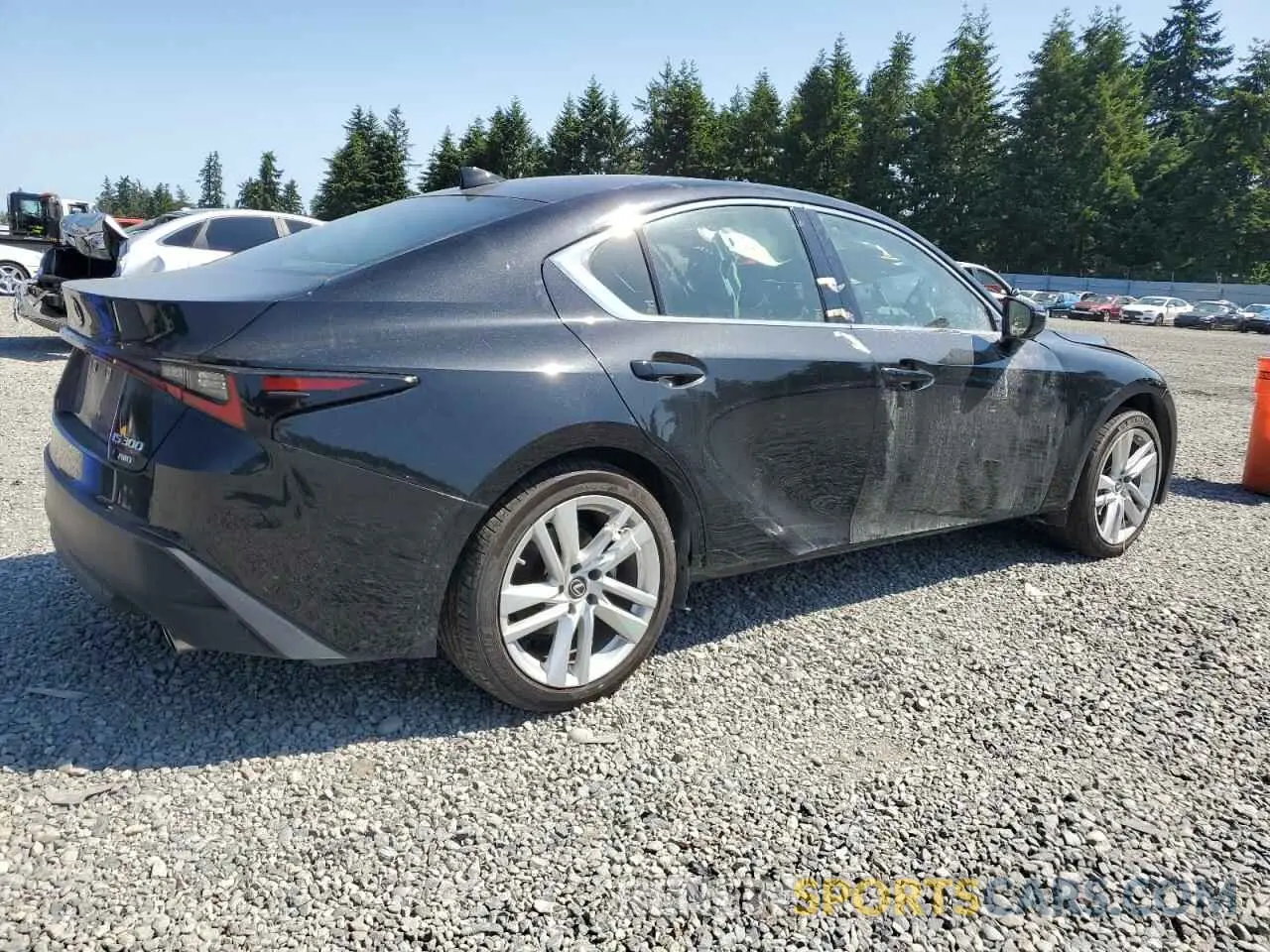 3 fotografías del automóvil dañado JTHC81F20N5047879 LEXUS IS 2022