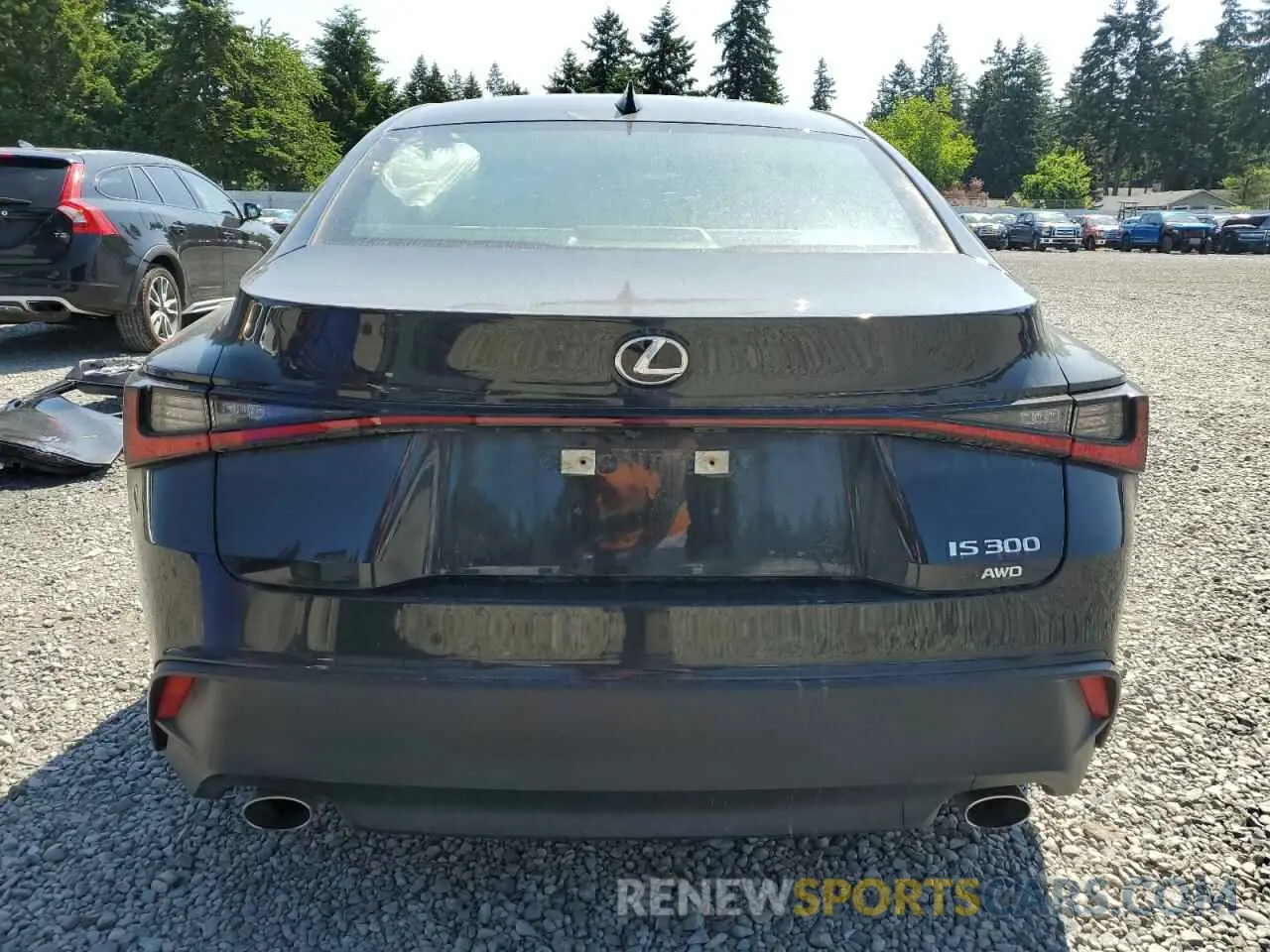 6 fotografías del automóvil dañado JTHC81F20N5047879 LEXUS IS 2022