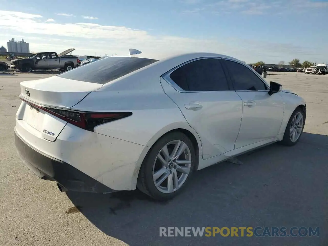 3 fotografías del automóvil dañado JTHCA1D2XN5120103 LEXUS IS 2022