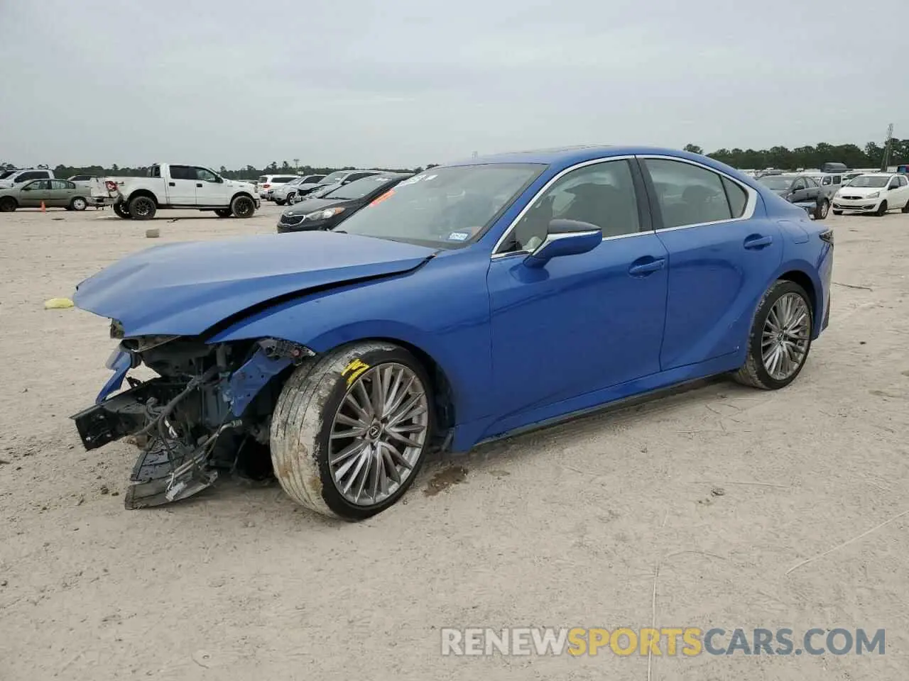 1 fotografías del automóvil dañado JTHDA1D20N5121281 LEXUS IS 2022