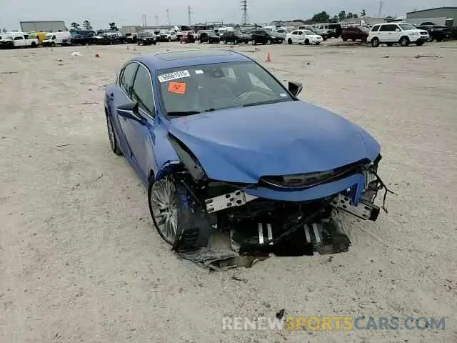 10 fotografías del automóvil dañado JTHDA1D20N5121281 LEXUS IS 2022
