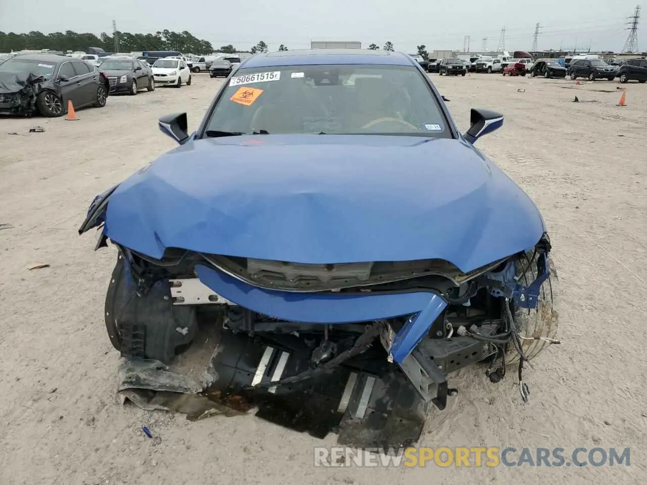 5 fotografías del automóvil dañado JTHDA1D20N5121281 LEXUS IS 2022