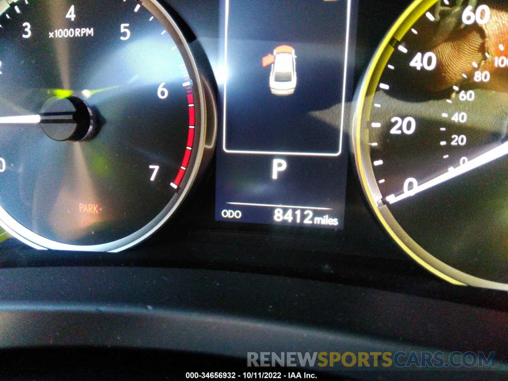 7 fotografías del automóvil dañado JTHDA1D25N5118800 LEXUS IS 2022