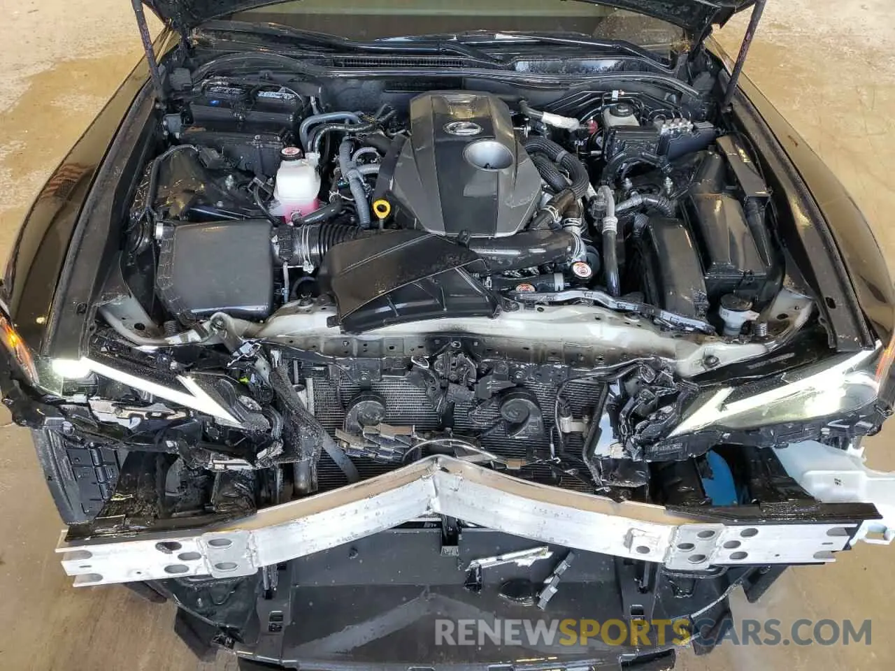 11 fotografías del automóvil dañado JTHDA1D29N5119786 LEXUS IS 2022