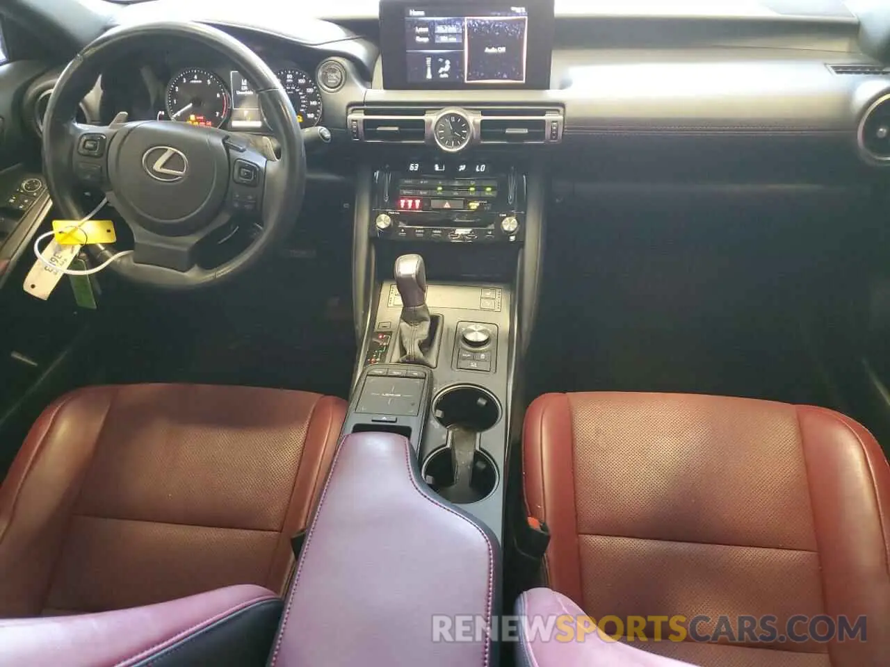 8 fotografías del automóvil dañado JTHDA1D29N5119786 LEXUS IS 2022