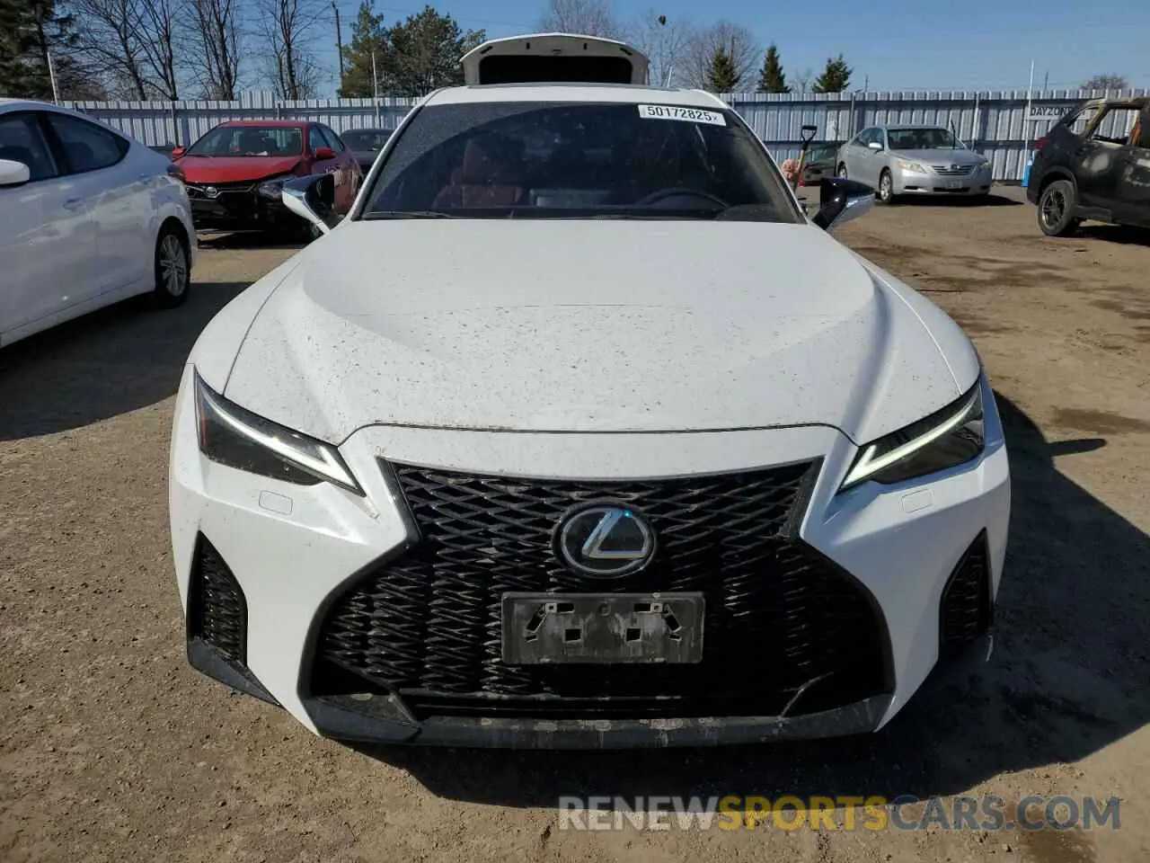 5 fotografías del automóvil dañado JTHG81F22N5048386 LEXUS IS 2022