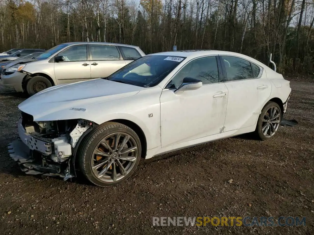 1 fotografías del automóvil dañado JTHG81F27N5049467 LEXUS IS 2022