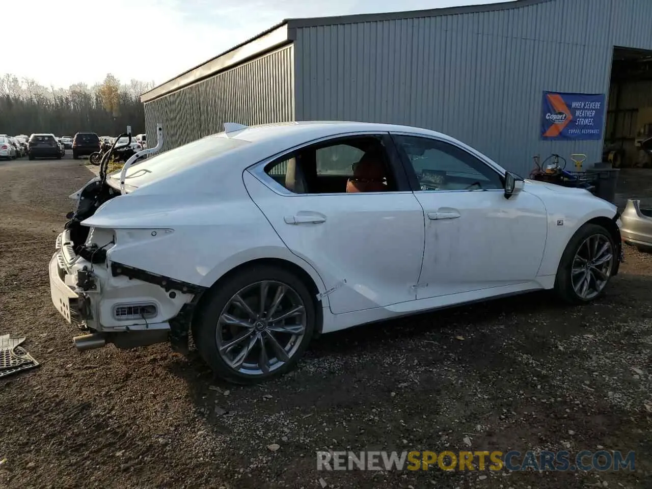 3 fotografías del automóvil dañado JTHG81F27N5049467 LEXUS IS 2022