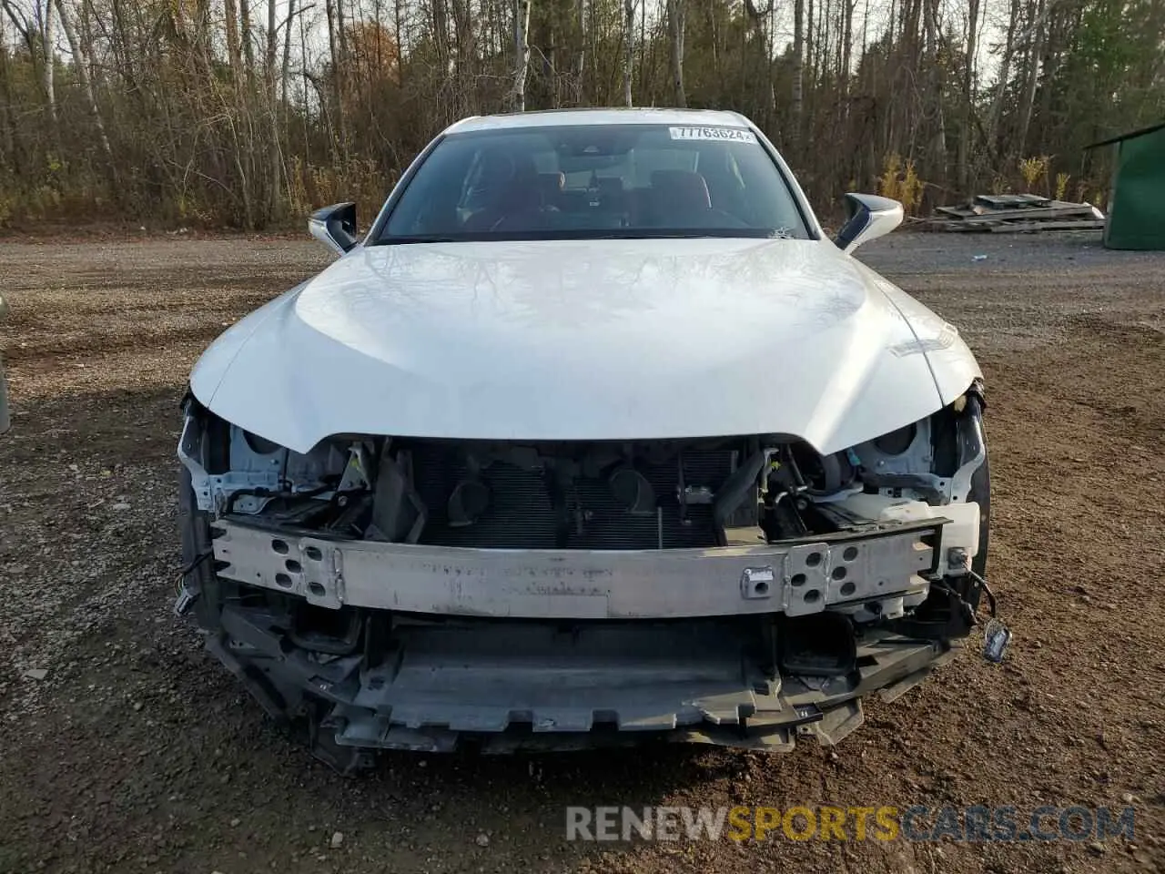5 fotografías del automóvil dañado JTHG81F27N5049467 LEXUS IS 2022