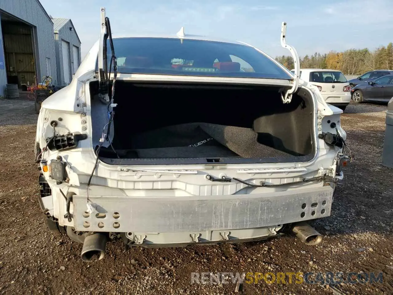 6 fotografías del automóvil dañado JTHG81F27N5049467 LEXUS IS 2022