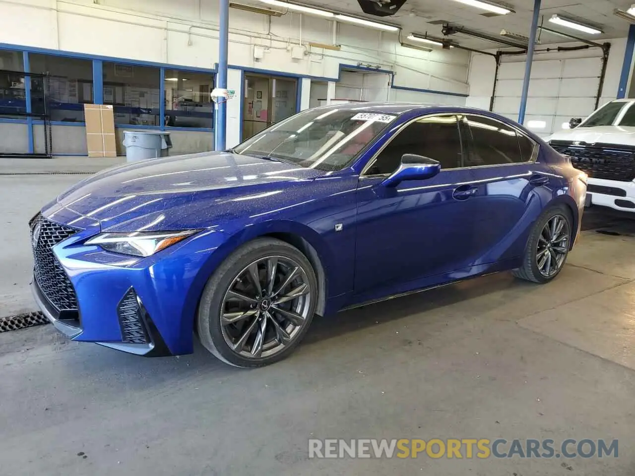 1 fotografías del automóvil dañado JTHG81F28N5048165 LEXUS IS 2022
