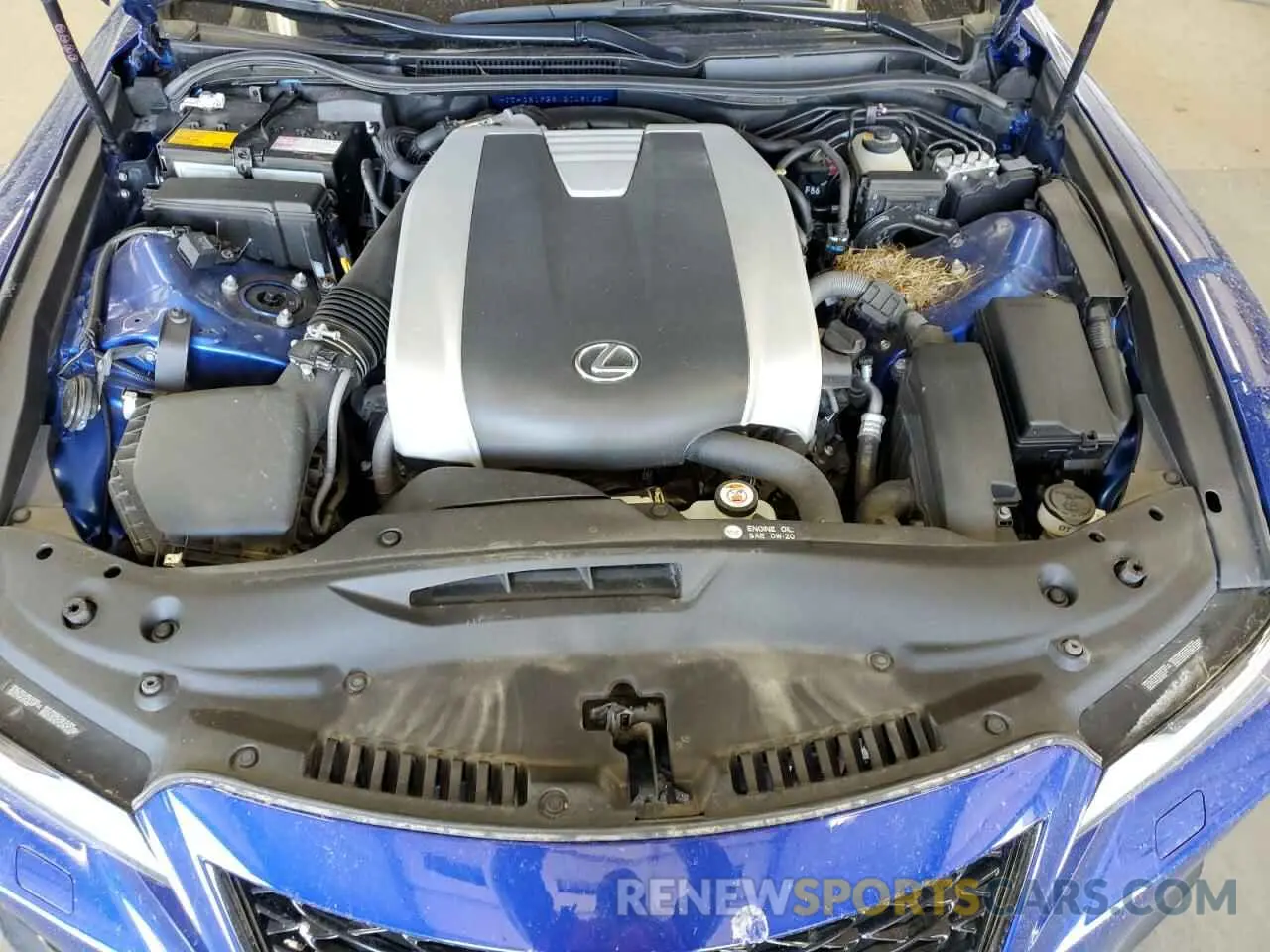 11 fotografías del automóvil dañado JTHG81F28N5048165 LEXUS IS 2022