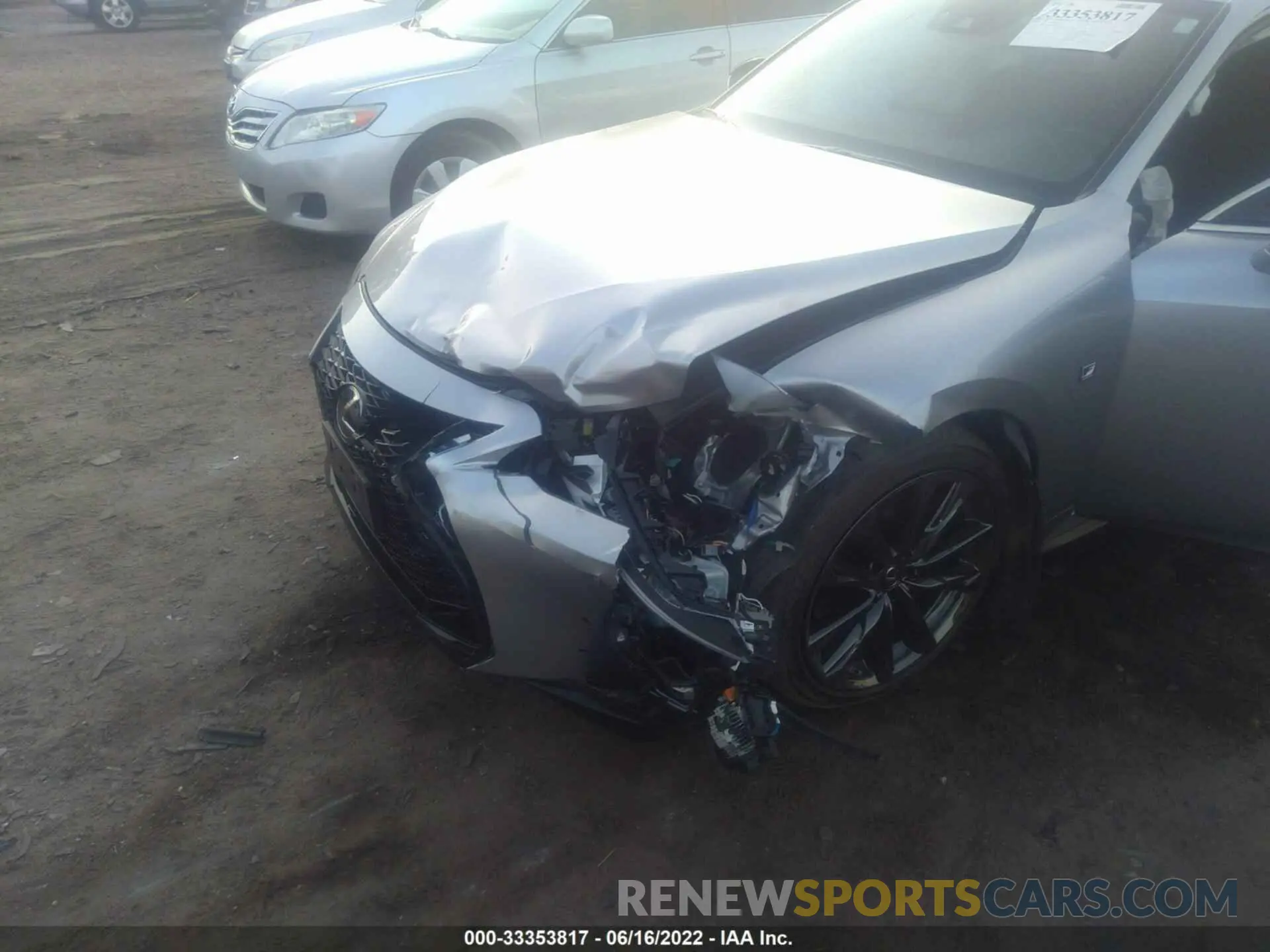 6 fotografías del automóvil dañado JTHGZ1B22N5053977 LEXUS IS 2022