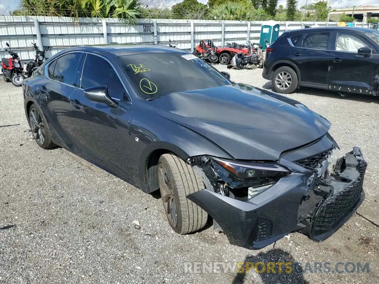 4 fotografías del automóvil dañado JTHGZ1B28N5050744 LEXUS IS 2022