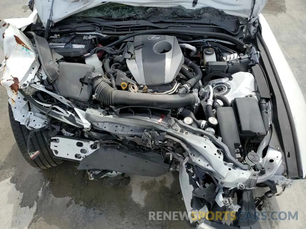 11 fotografías del automóvil dañado JTHCA1D25P5123719 LEXUS IS 2023
