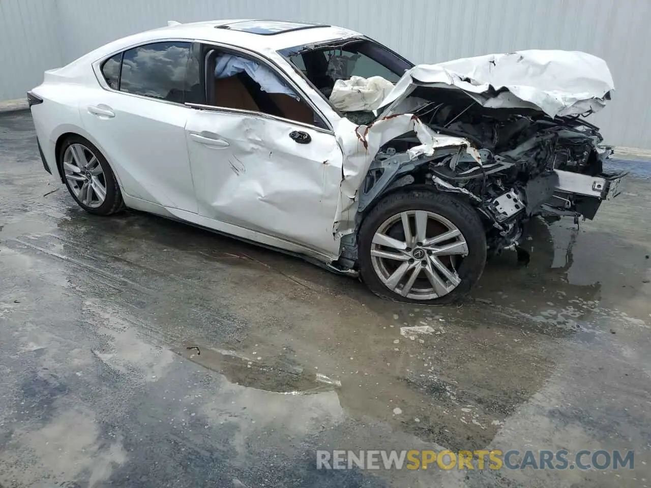 4 fotografías del automóvil dañado JTHCA1D25P5123719 LEXUS IS 2023