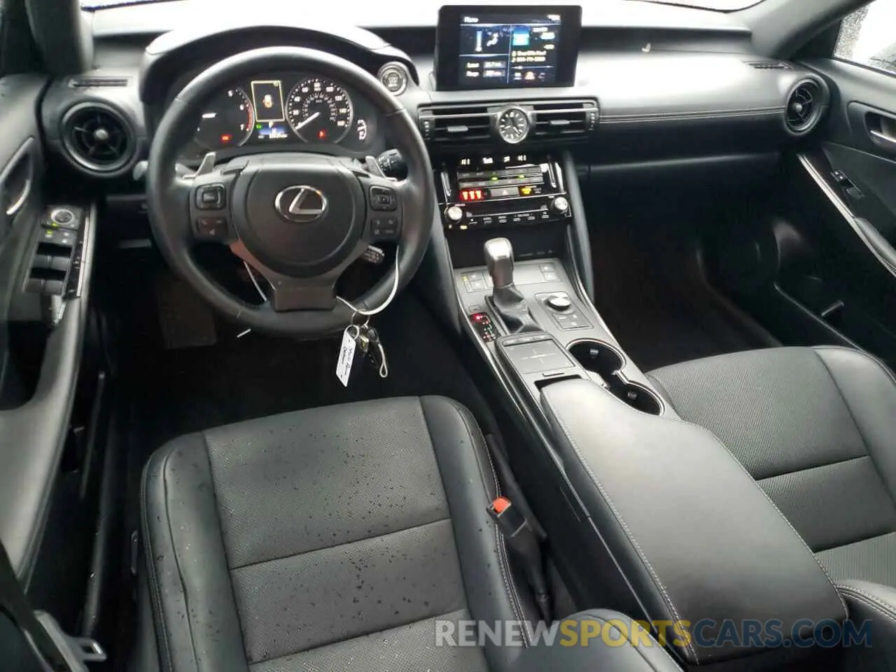 8 fotografías del automóvil dañado JTHCA1D26P5123020 LEXUS IS 2023