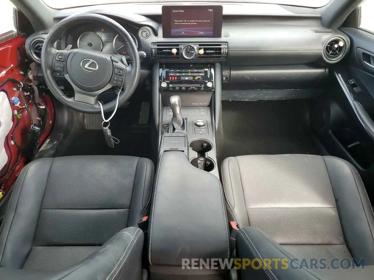 8 fotografías del automóvil dañado JTHCA1D29P5127529 LEXUS IS 2023
